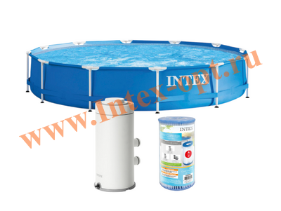   Intex 28212 Metal Frame 366  76 ,  - 