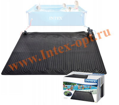 Коврик для нагрева воды от солнечной энергии, 120х120 см, солнечный коврик нагреватель для бассейнов, Intex 28685