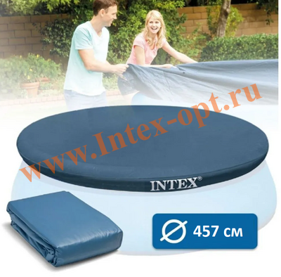 Тент для круглого бассейна с надувным кольцом 457 см, Easy Set, Intex 28023