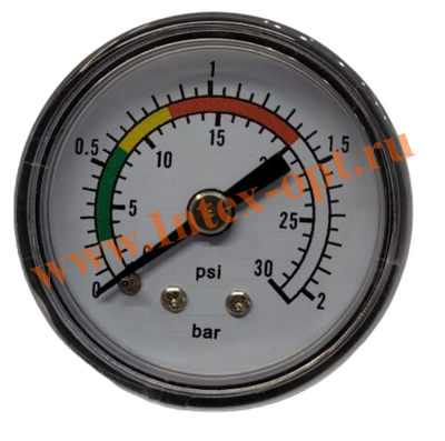 INTEX 11411 Манометр для песочных фильтр-насосов 26646/26676 pressure gauge for 12" sand FILTER PUMP AND 14" SAND FILTER COMBO