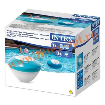 INTEX 28625 Плавающая Bluetooth-колонка с Led-подсветкой