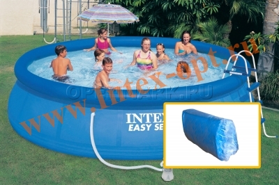 INTEX 10222 Чаша для круглых бассейнов Easy Set с надувным кольцом 457х107