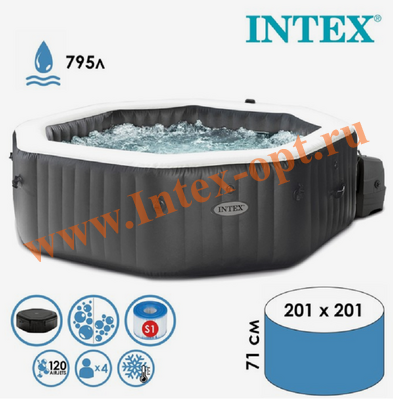    20171 , SPA  JET AND BUBBLE DELUXE SET, 220-240V,  6 , INTEX 28458