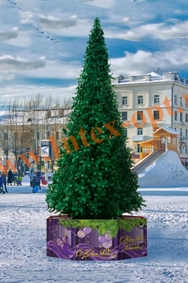 Новогодняя елка искусственная, ствольная "Альпийская" 7 м.