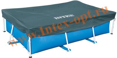 INTEX Тент на прямоугольный каркасный бассейн 260х160см, Intex 28036