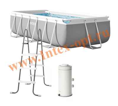 ��������� ������� 300x175x80 ��, Intex Prism Frame Rectangular Premium Pools 26784