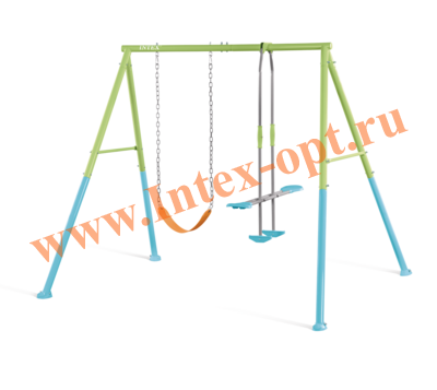 Детские двойные качели Intex 44120, 236 х 235 х 200 см