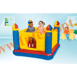 Детский надувной батут, игровой центр Замок 175х175х135 см, от 3-6 лет, Jump-O-Lene Castle Bouncer, intex 48259
