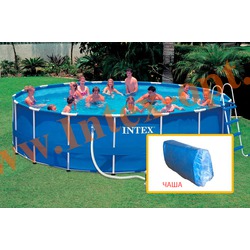 INTEX 10767 Чаша для круглых каркасных бассейнов Metal Frame 732х132 см