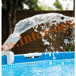 Фонтан с подветкой для бассейнов, разбрызгиватель светодиодный, 4 цвета, переходник 32/28мм, Intex 28089