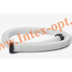 INTEX 29060 Гофрированный шланг 150 см, диаметром 38 мм с гайками, для подключения различных аксессуаров к бассейну