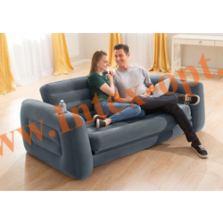 Надувной диван трансформер 203х224х66 см, двухместный, без насоса, Pull-Out Sofa, Intex 66552