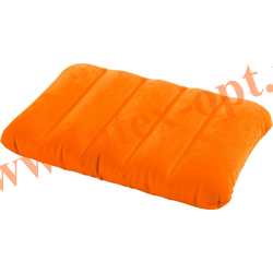 Детская надувная подушка 43х28х9 см, флокированная, оранжевая, от 3-х лет, макс.нагрузка до 25 кг.,без насоса, intex 68676