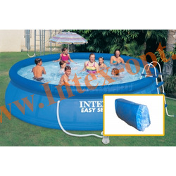 INTEX 10222 Чаша для круглых бассейнов Easy Set с надувным кольцом 457х107