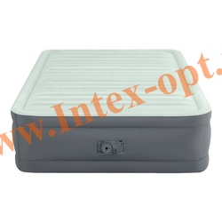 INTEX Надувные кровати PremAire Elevated Airbed 137х191х46 см (с встроенным насосом 220В)