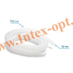 INTEX 10797 Шланг гофрированный &#216; 32мм/ 7метров, для подключения к бассейну фильтрующих насосов и аксессуаров