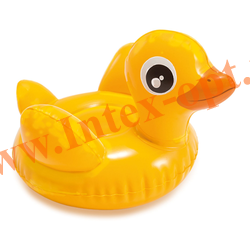 Детская надувная игрушка для плавания, Уточка 22х18 см, от 2 лет, intex 58590