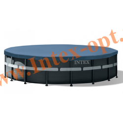 Тент 549 см, для круглых каркасных бассейнов, Round Pool Cover, Intex 18937