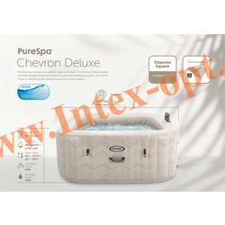  175x17571,  PureSpa Bubble Chevron Deluxe Intex 28446