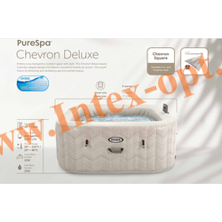  196x19671,  PureSpa Bubble Chevron Deluxe Intex 28472