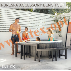  Spa Bench Set, 221x76x60 , Intex 28515