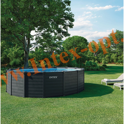   26384 Intex Graphite Gray Panel Pool 478  124 , 