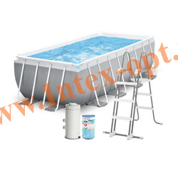 ��������� ������� 400x200x122��, Intex Prism Frame Rectangular Premium Pool 26790